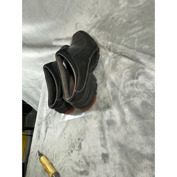 Tommy Hilfiger Shoe mens 10.5M Black Leather Slip On Sneaker Low Back - Picture 16 of 16